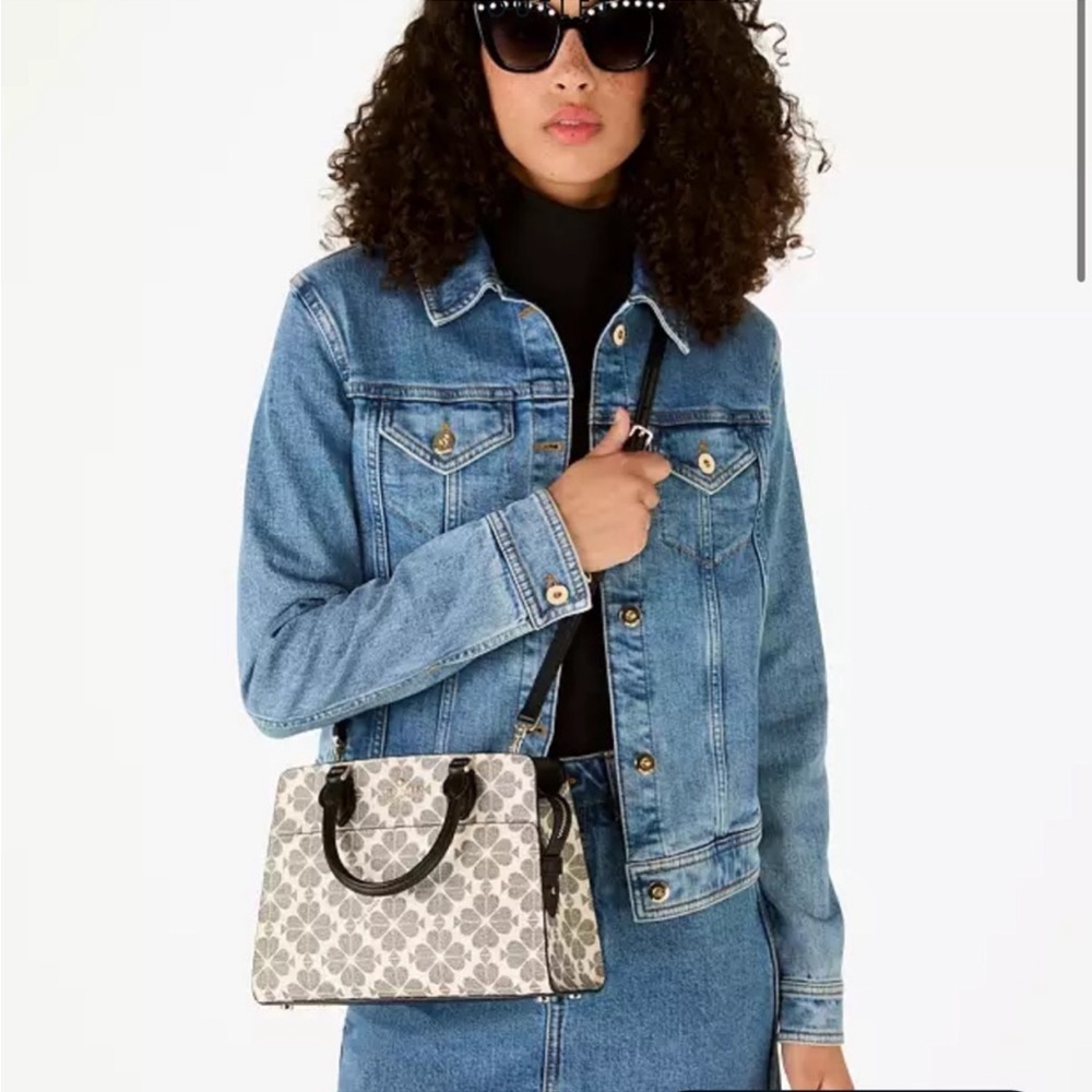 Kate Spade Signature Spade Flower Small Satchel Crossbody - Picture 3 of 12